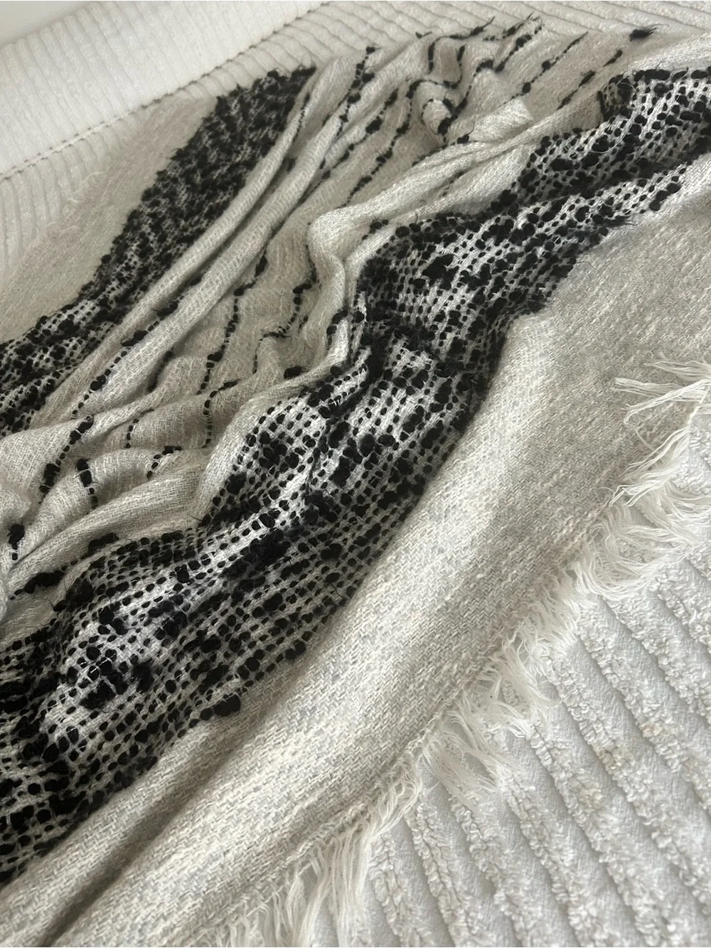 IKEA FÖRNAMAL wool blend cozy THROW./blanket.